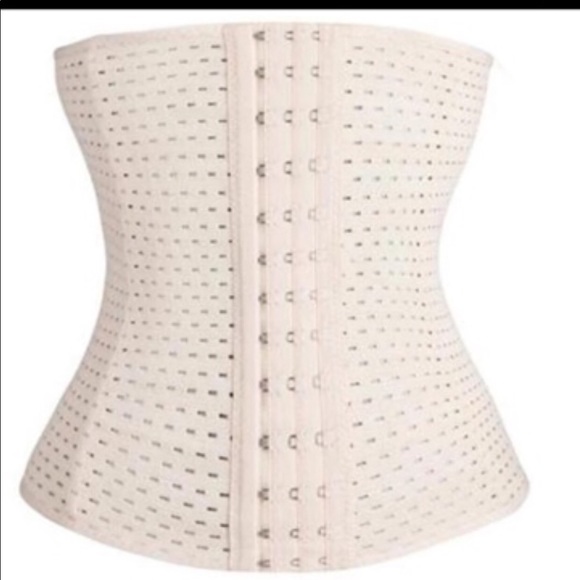 LAST: BEIGE 4XL NWOT Waist Trainer Belt Cincher - Picture 2 of 5